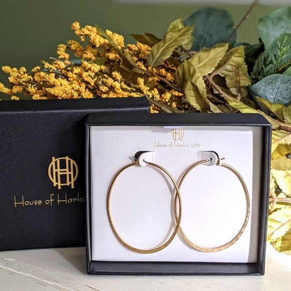 House of Harlow 1960 Jewelry - 🆕House of Harlow 1960 Hoop Earrings, NWT